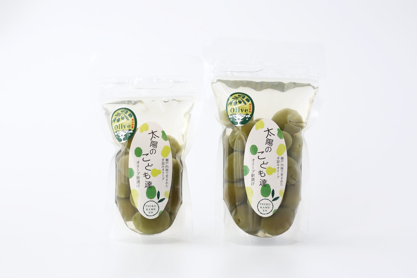 太陽のこども達｜オリーブ新漬け（45g・80gパック／瓶50g）