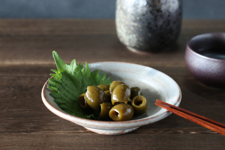 太陽の粒｜国産オリーブからし漬け 50g｜香川県産・ピリ辛おつまみ｜鶴