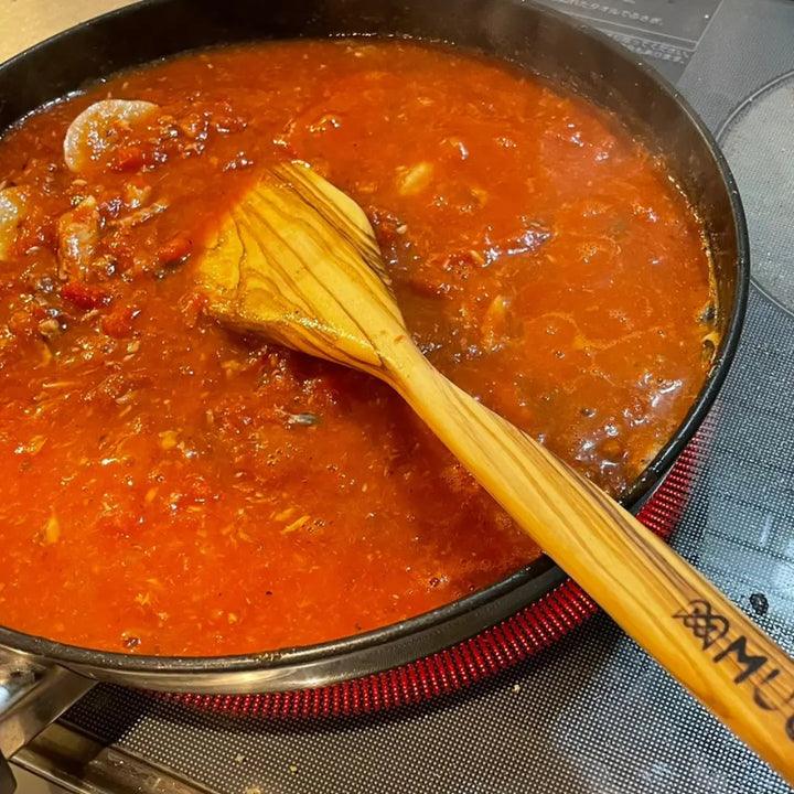 オリーブの木ベラ（L）｜使いやすさにこだわったオリーブウッド製調理